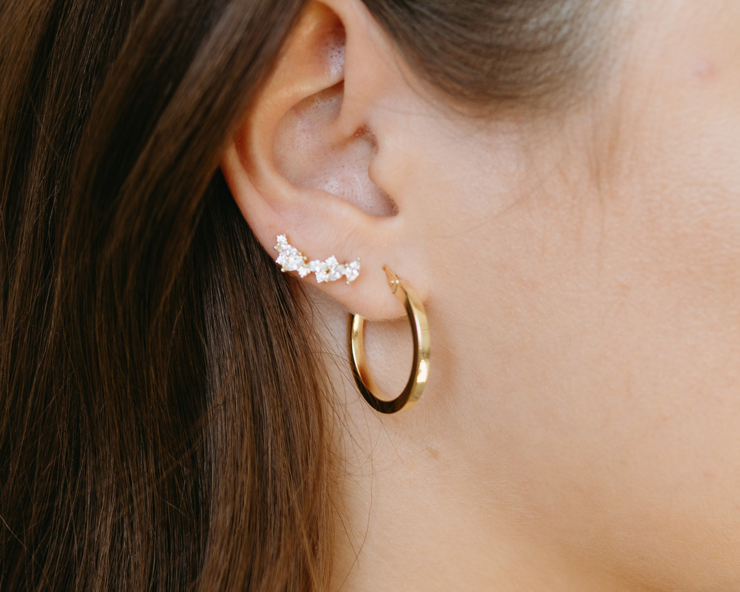 Chloe Climber Studs