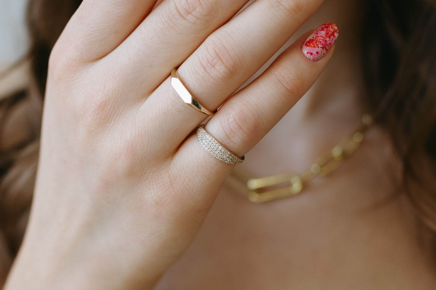 Diamond Signet Ring