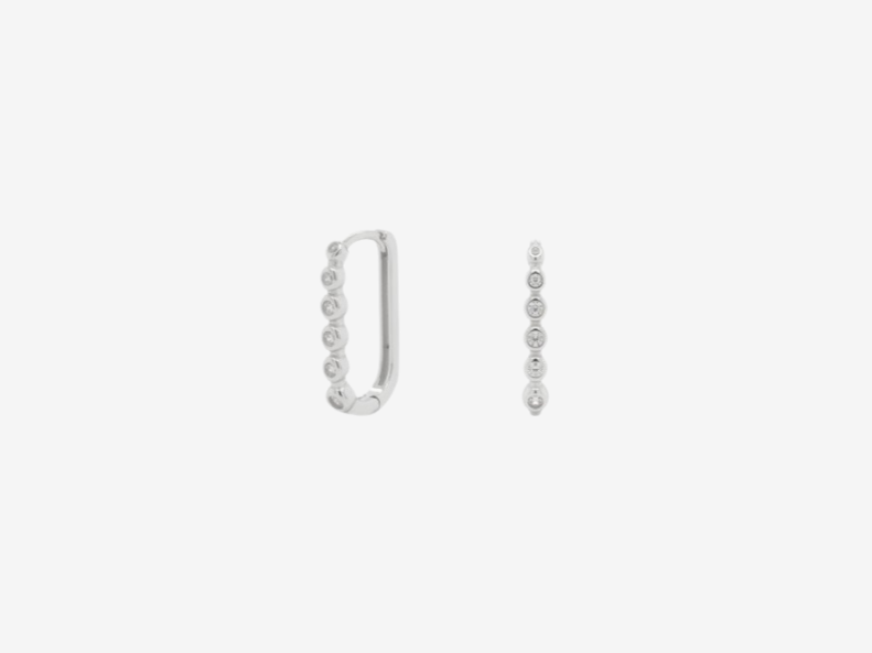 Bezel Dot Earrings