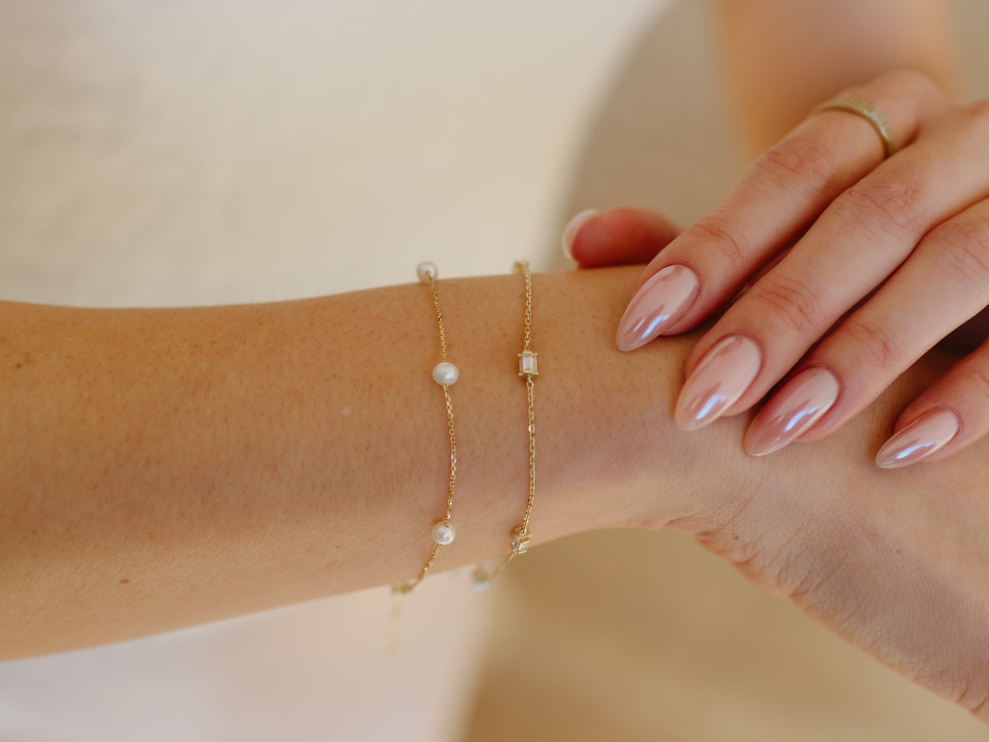 Baguette Station Bracelet