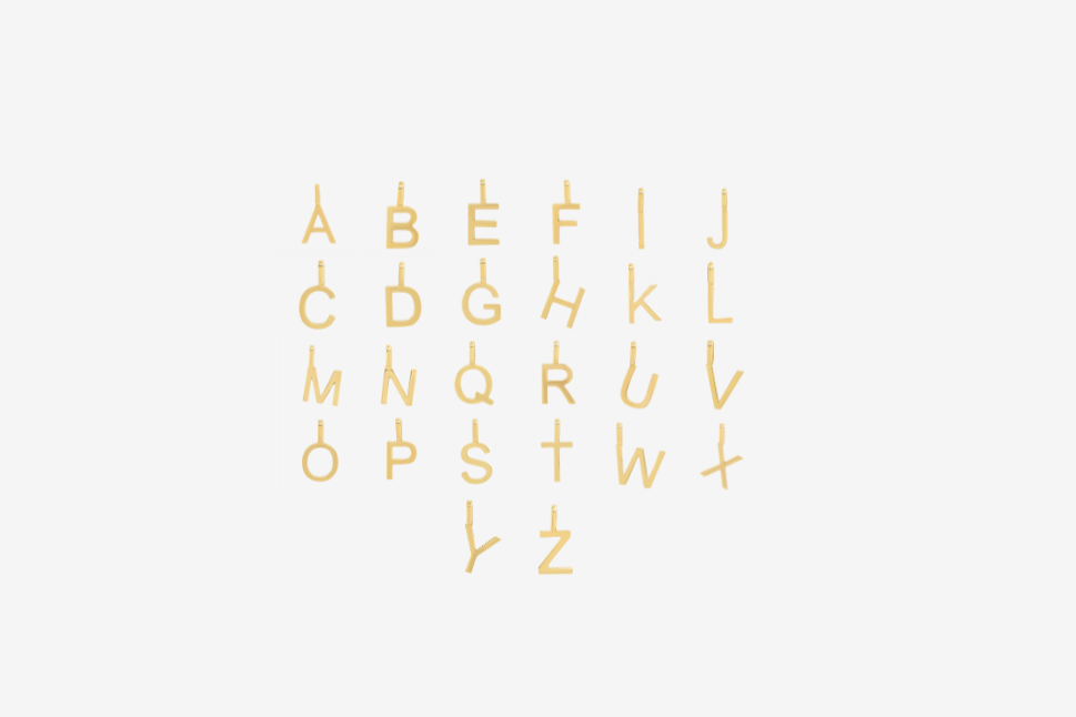 Letter Pendant