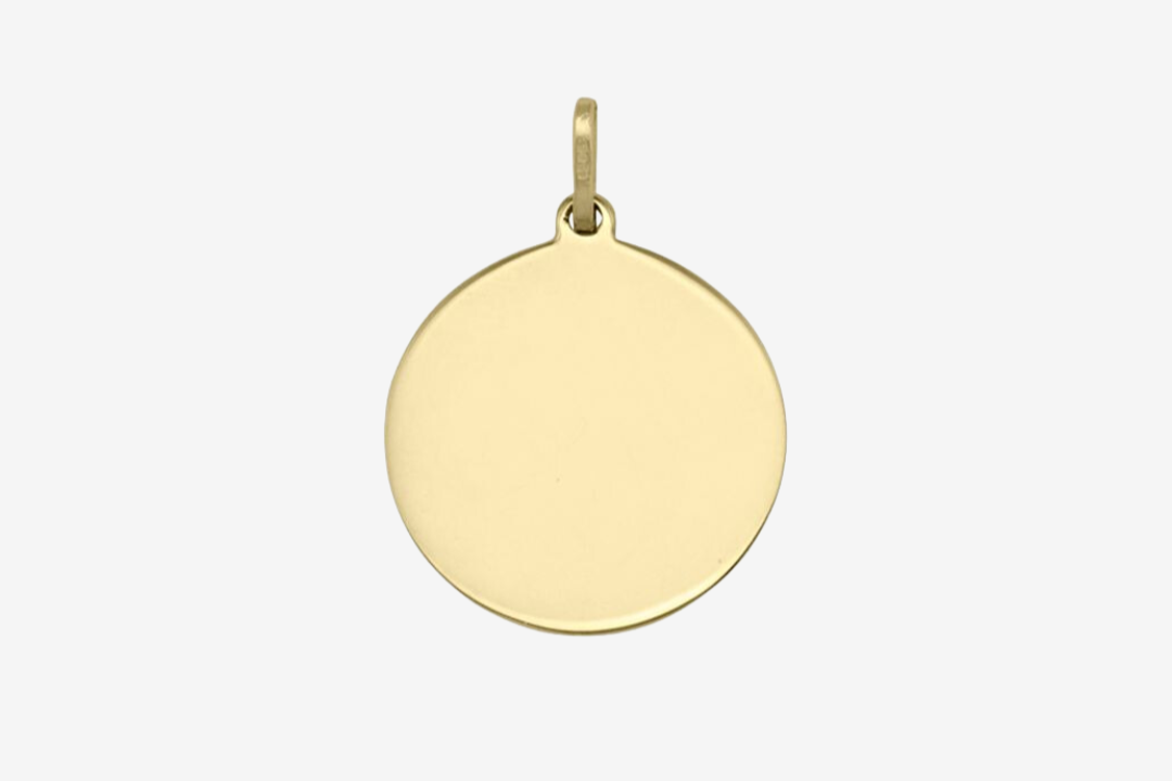 Engravable Circle Pendant