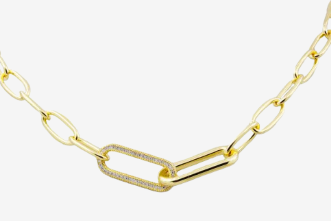 Chunky Paperclip Necklace