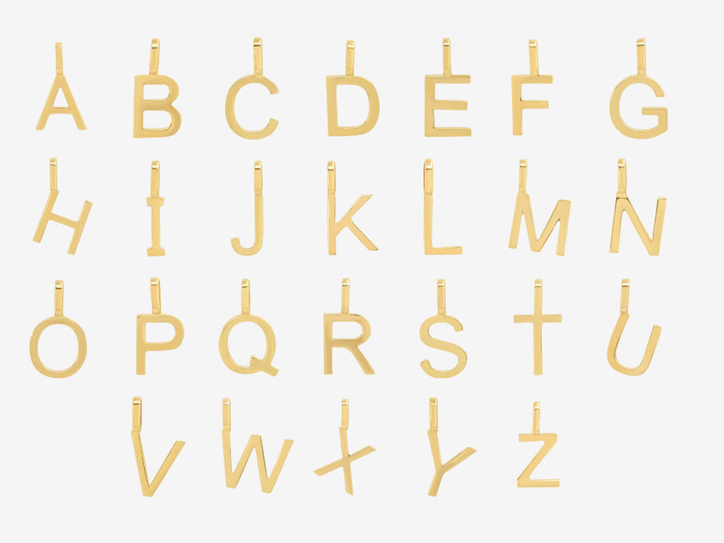 Letter Pendant