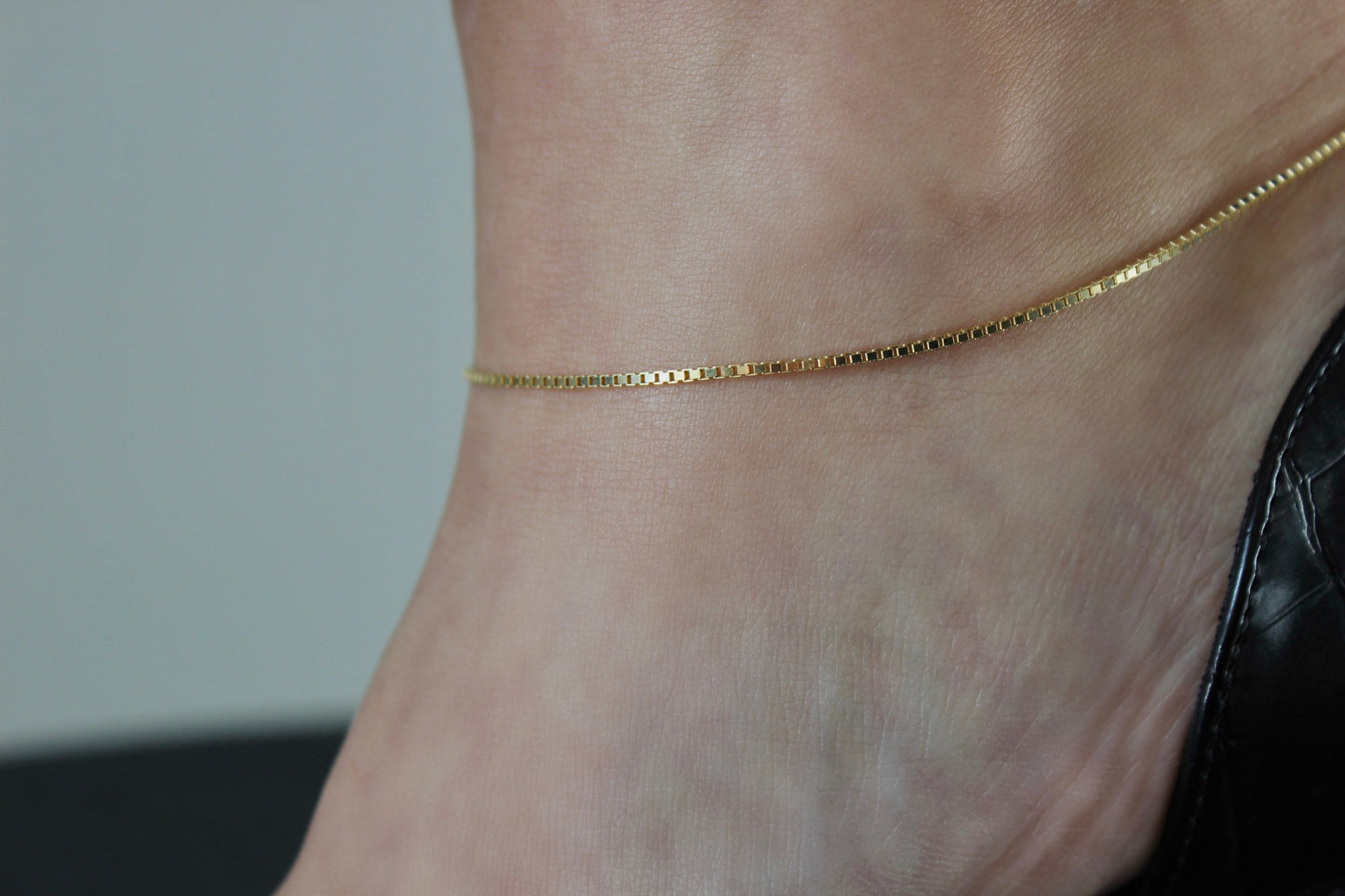 Box Chain Anklet
