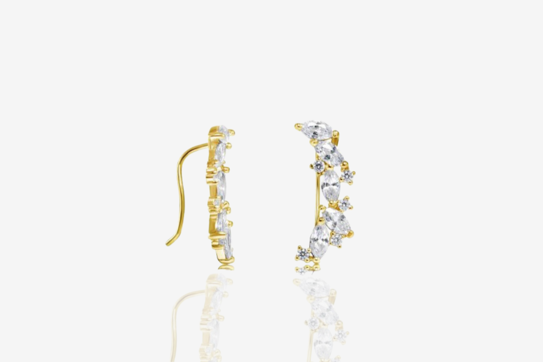 Chloe Climber Studs