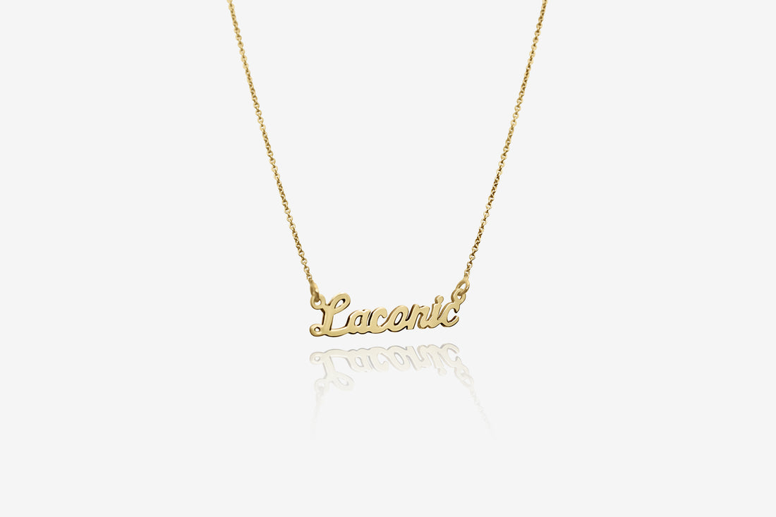 Personalized Perfection: The Timeless Charm of 10k Gold Name Necklaces