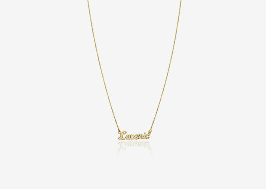 Say My Name Necklace - Gold