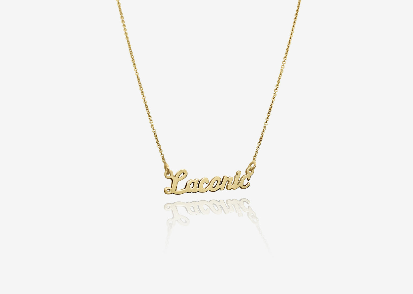 Say My Name Necklace - Gold